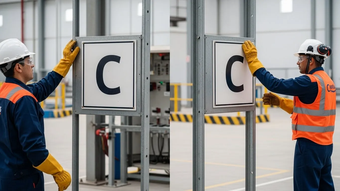 Instrutor conduzindo treinamento em centro de capacitação