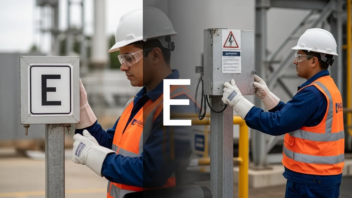 Componentes de segurança da empilhadeira elétrica