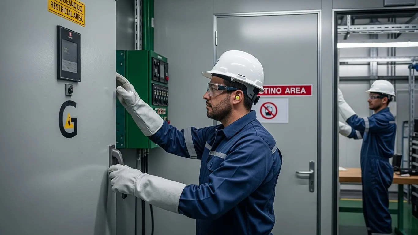Funcionamento do grupo gerador