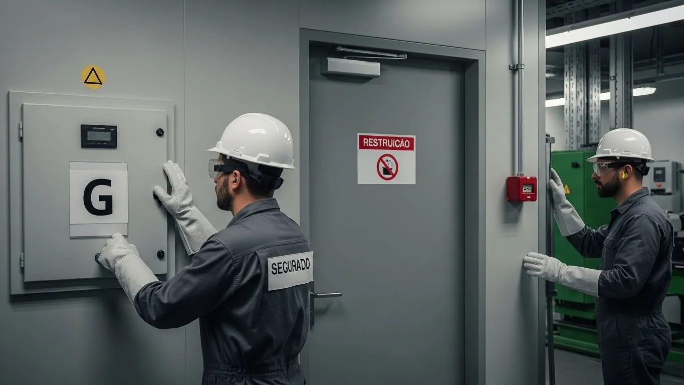 Controle de equipamentos de proteção