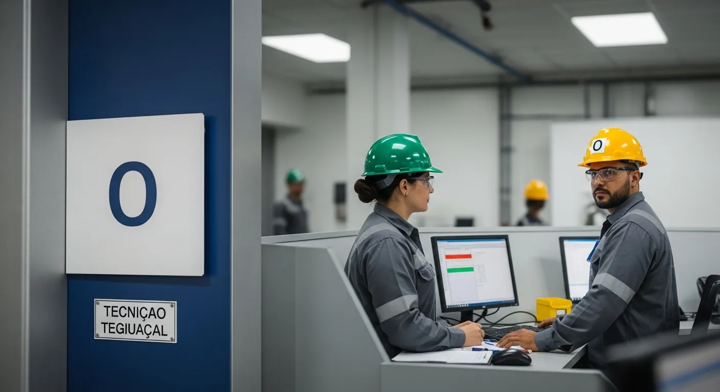 Treinamento em operação industrial segura