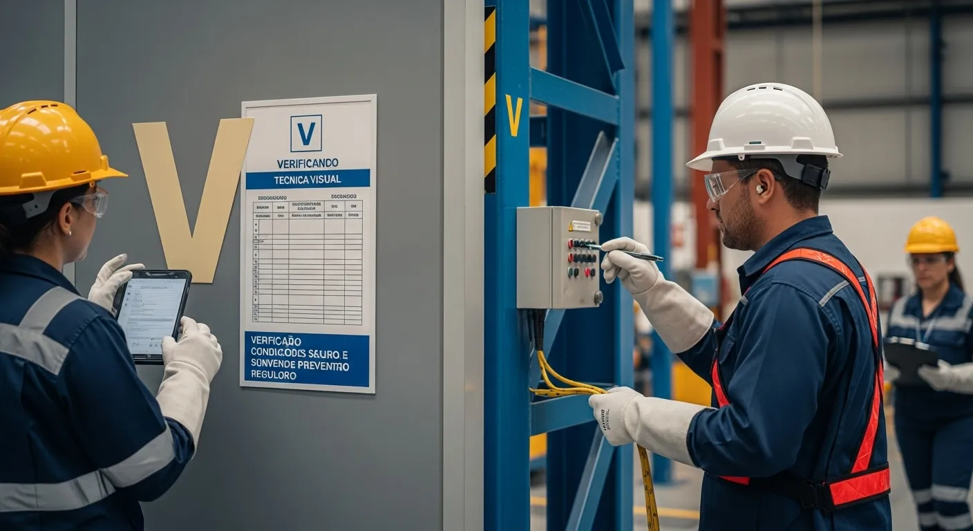 Ambiente de trabalho seguro com visibilidade adequada